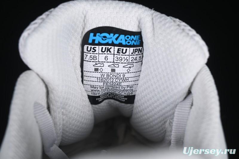 HOKA ONE ONE Bondi 9 Knit Lightweight Casual Running Shoes - 1162012 CYWH