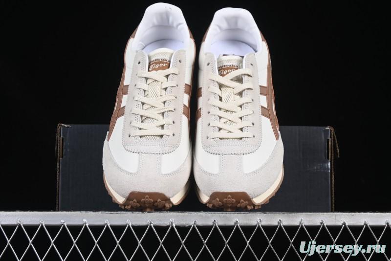 Onitsuka Tiger Serrano Retro Sneakers - White/Brown