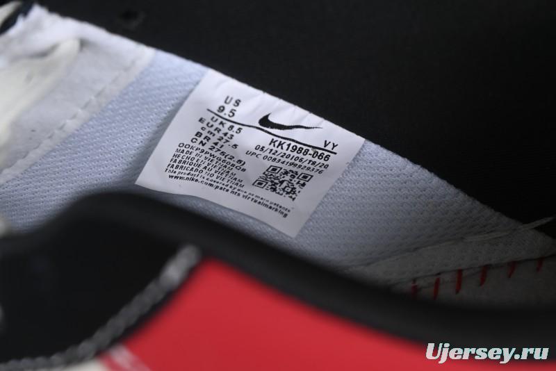 Nike Air Force 1'07 Low Dior Collaboration Red Black Zebra Print Casual Sneakers - KK1988-066