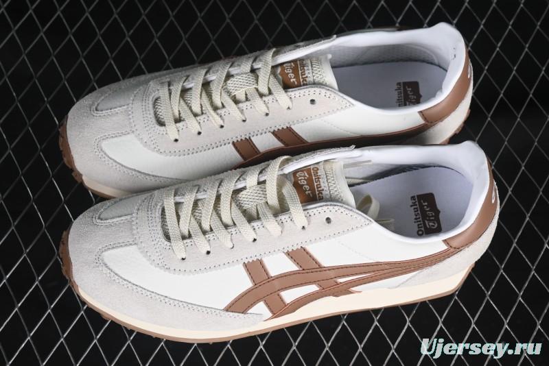 Onitsuka Tiger Serrano Retro Sneakers - White/Brown