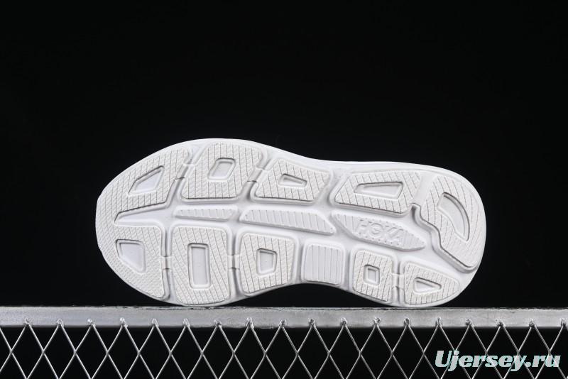 HOKA ONE ONE Bondi 9 Knit Lightweight Casual Running Shoes - 1162012 WWH