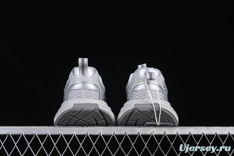 GG-CC Casual Running Shoes with Asymmetrical Design - 5509 Silver