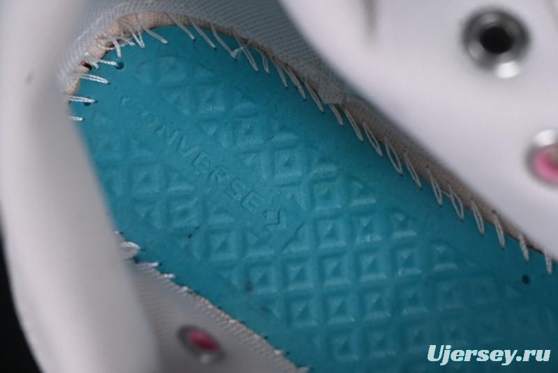 Converse Chuck 70 High Top Platform Sneakers in Pink Color Block Design - A14825C