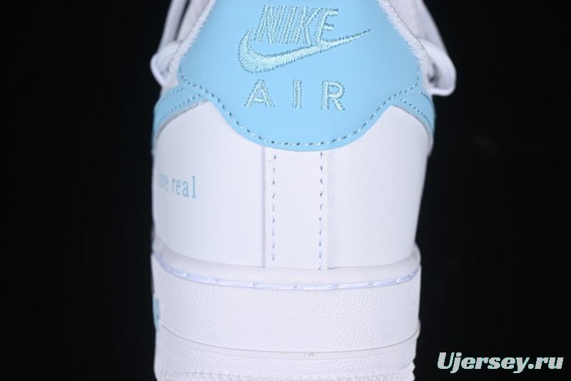 Nike Air Force 1'07 Low Ice Blue Mojito Casual Sneakers - CQ2288-801