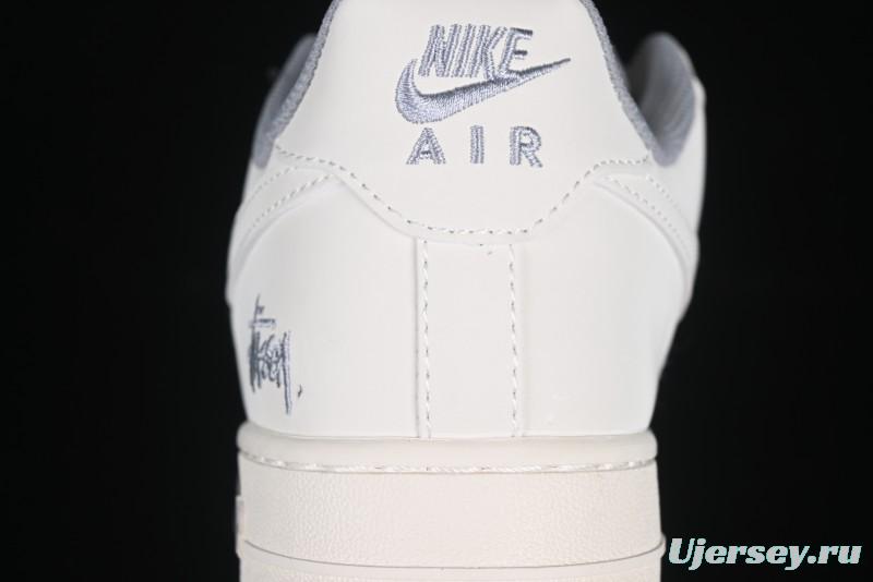 Nike Air Force 1 Low x Stussy "Light Bone and Grey" – Premium Collaboration Sneakers