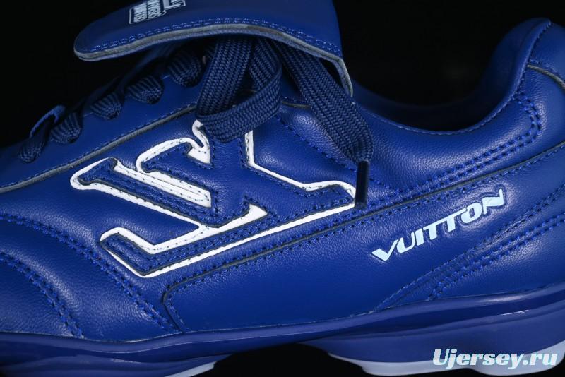 Louis Vuitton Footprint Soccer Low-Top Lifestyle Sneakers Blue - AJF6