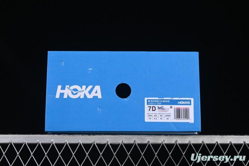 HOKA ONE ONE Bondi 9 Cushioned Running Shoes with Soft EVA Midsole - 1162013 DNP