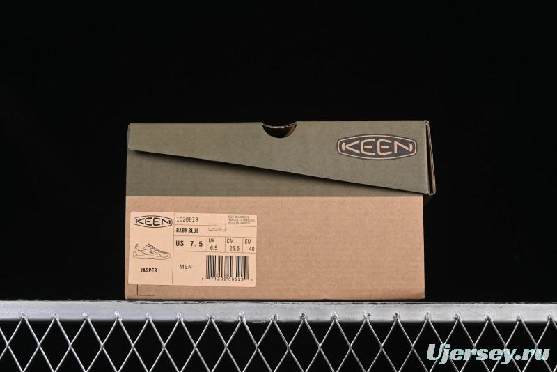 KEEN Jasper Lightweight Outdoor Adventure Shoes – Mint Green & Navy