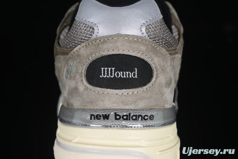 New Balance Made In USA M993 Series Classic Retro Casual Running Shoes with Heritage Design - U993JJ