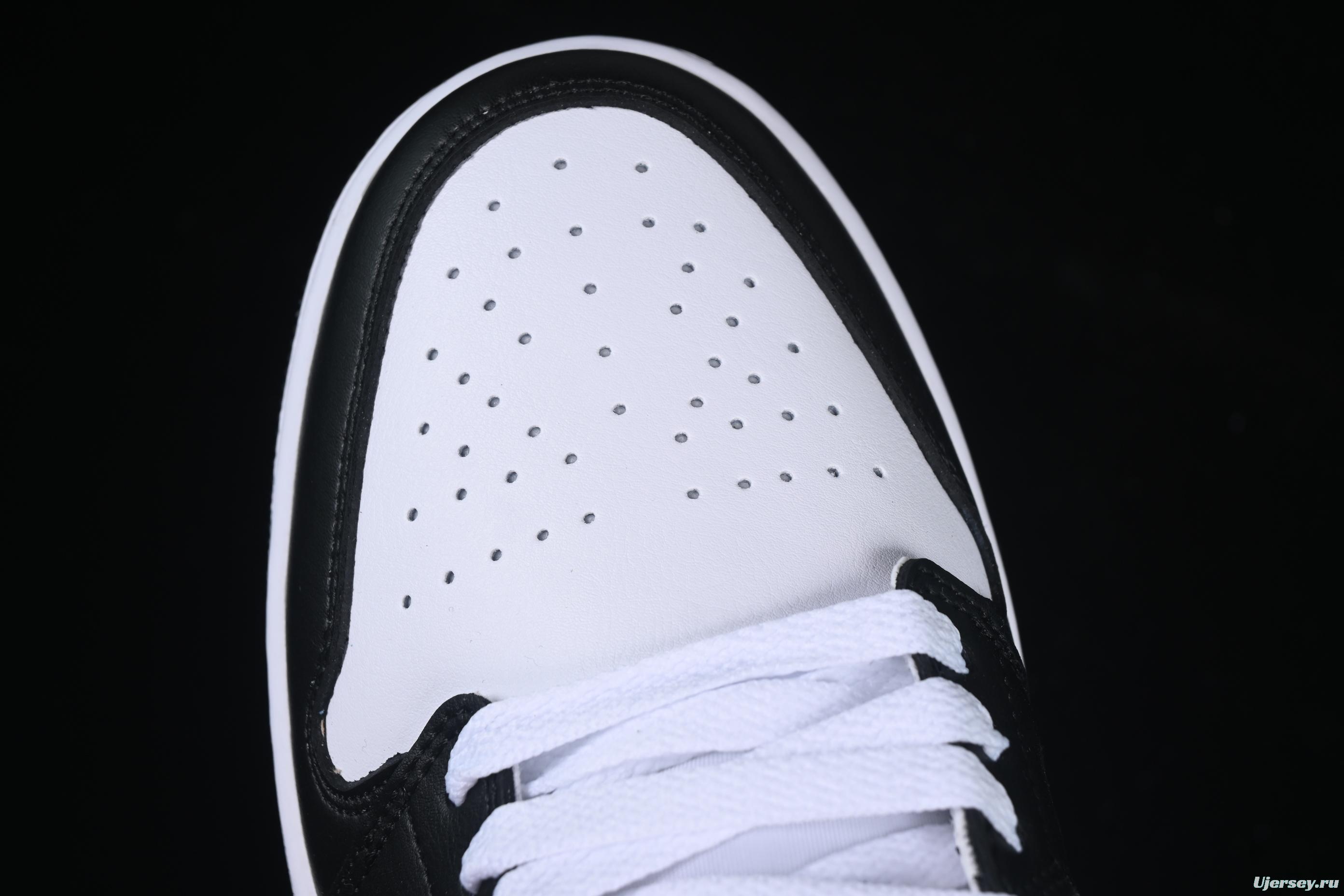 Nike Air Jordan 1 Low AJ1 Casual Sneakers in Black White Pink - 553558-165