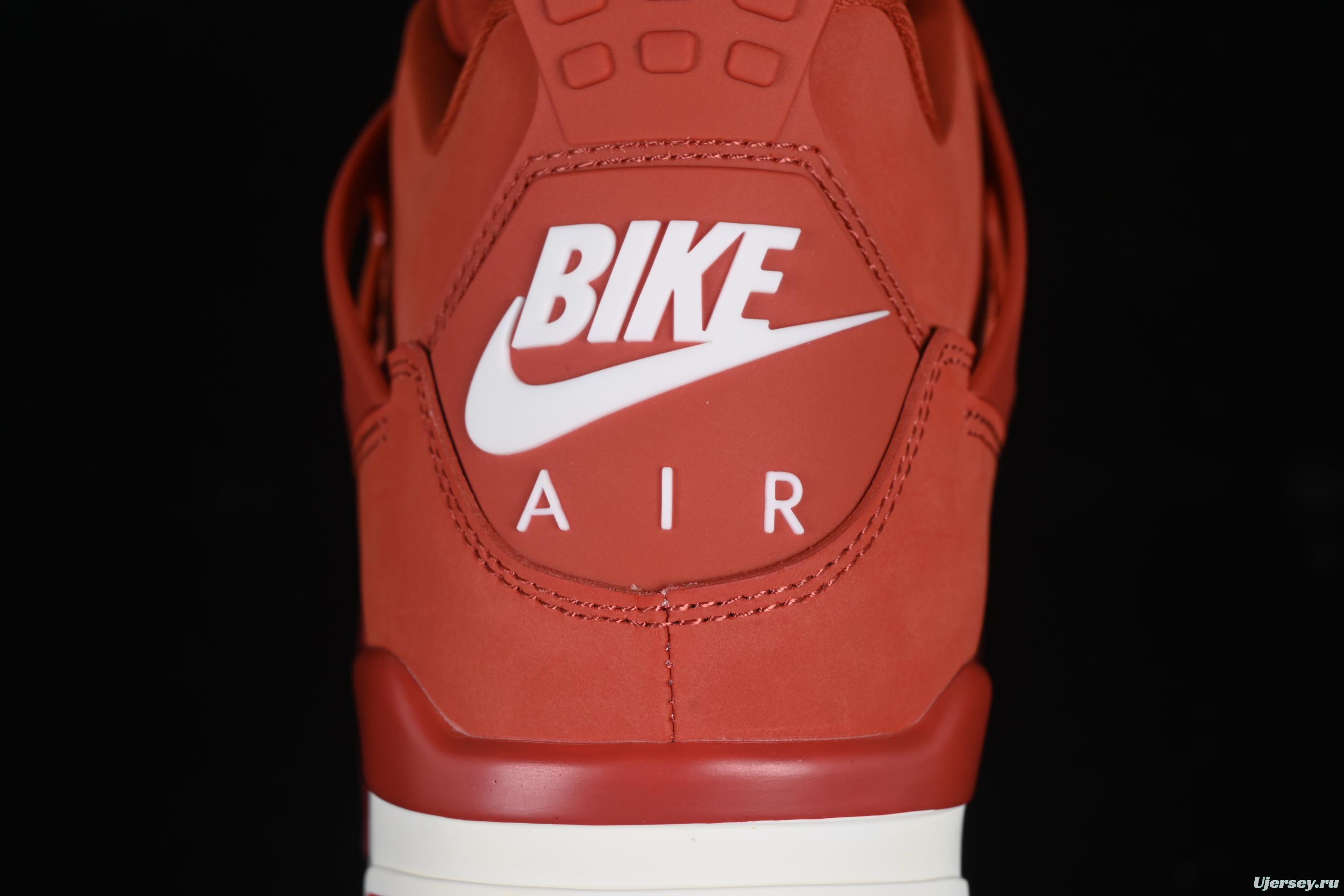 Nike Air Jordan 4 Retro OG "Brick By Brick" High-Top Sneakers with Suede and Leather Upper - HF4340-800