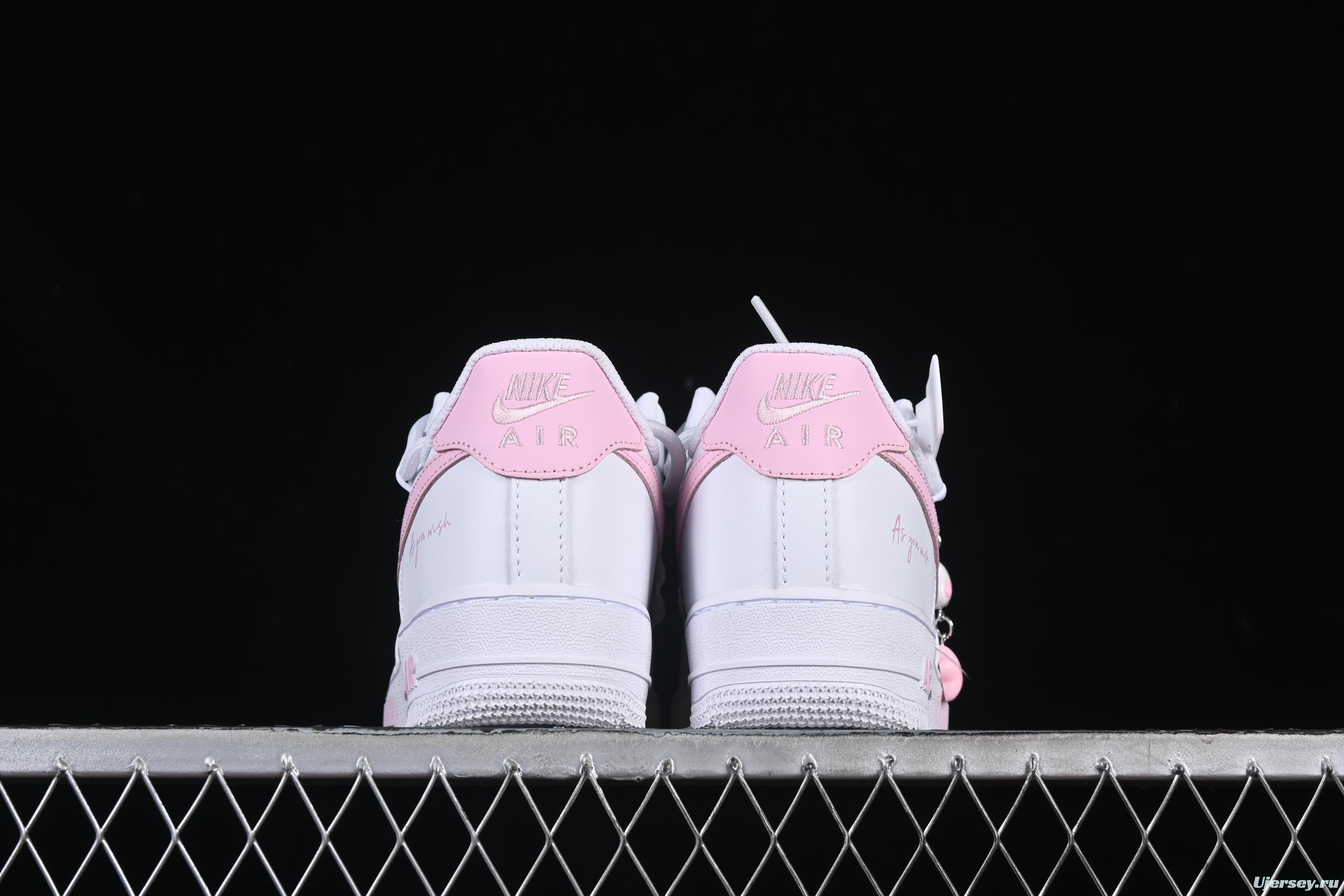 Nike Air Force 1'07 Low Casual Sneakers with Custom Leather & Full-Length Air Cushion - CQ2288-802