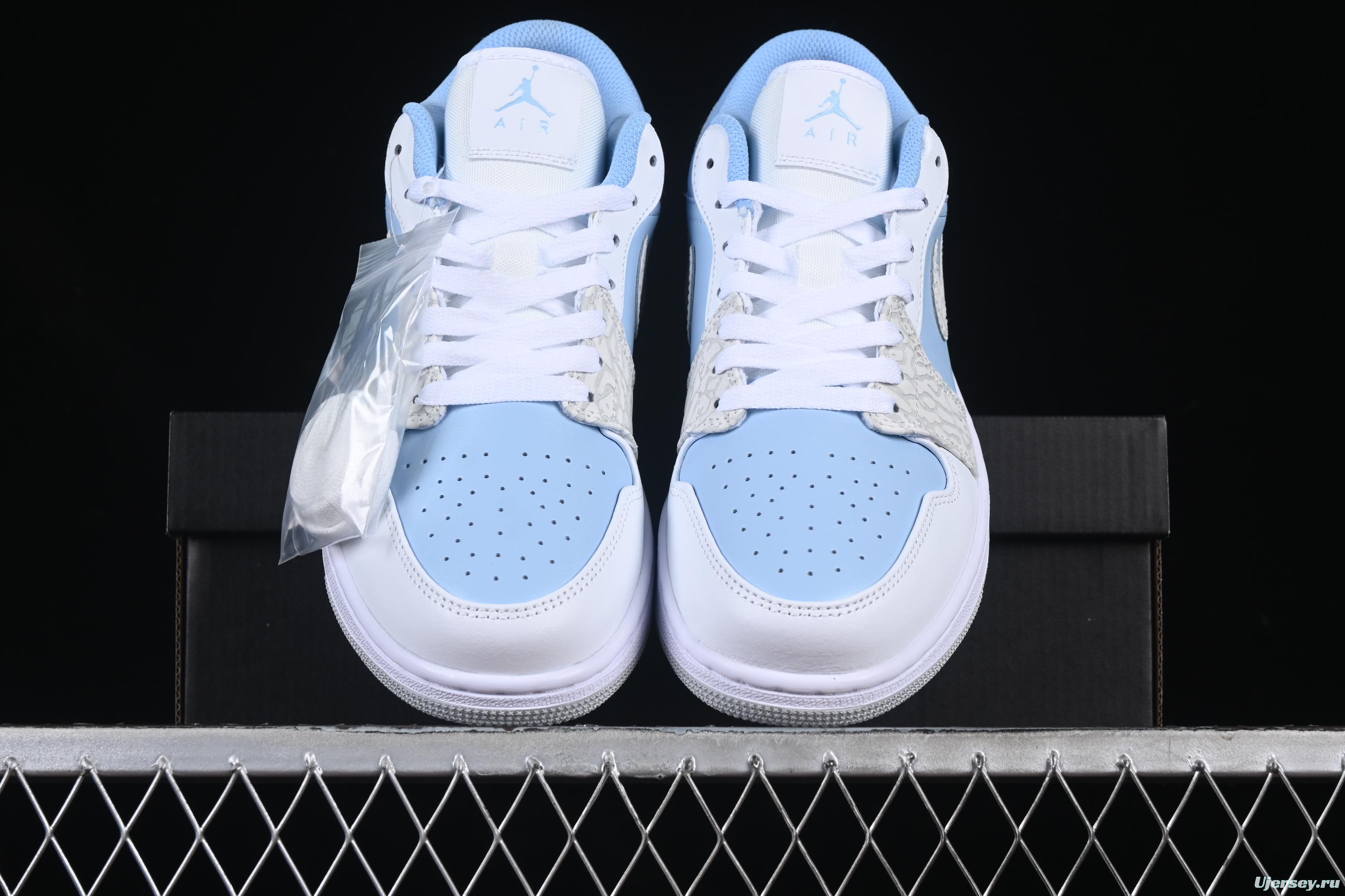 Nike Air Jordan 1 Low "True Blue" Basketball Shoes - IB7692-400