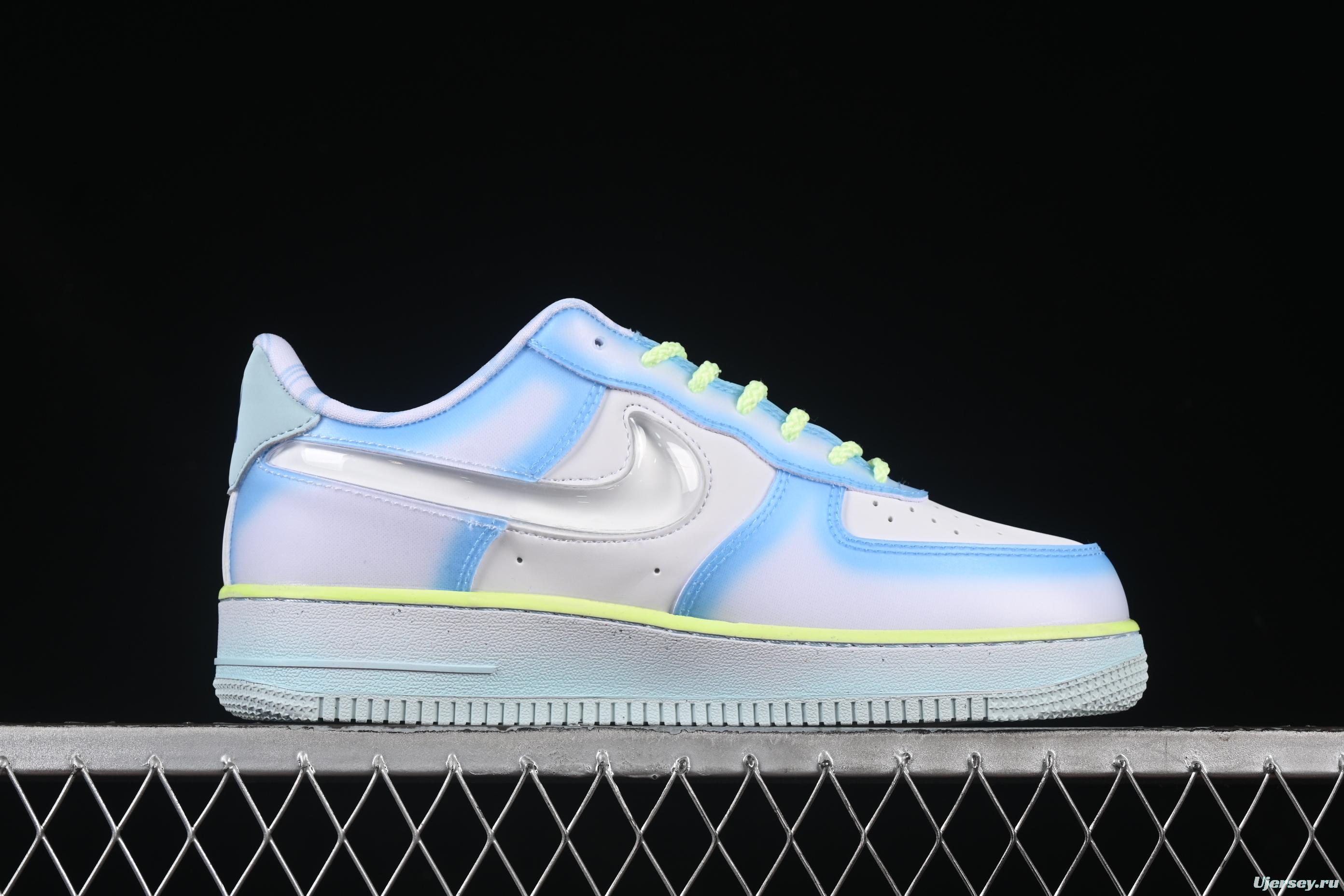 Nike Air Force 1'07 Low Jelly Blue Casual Sneakers - HJ4399-400