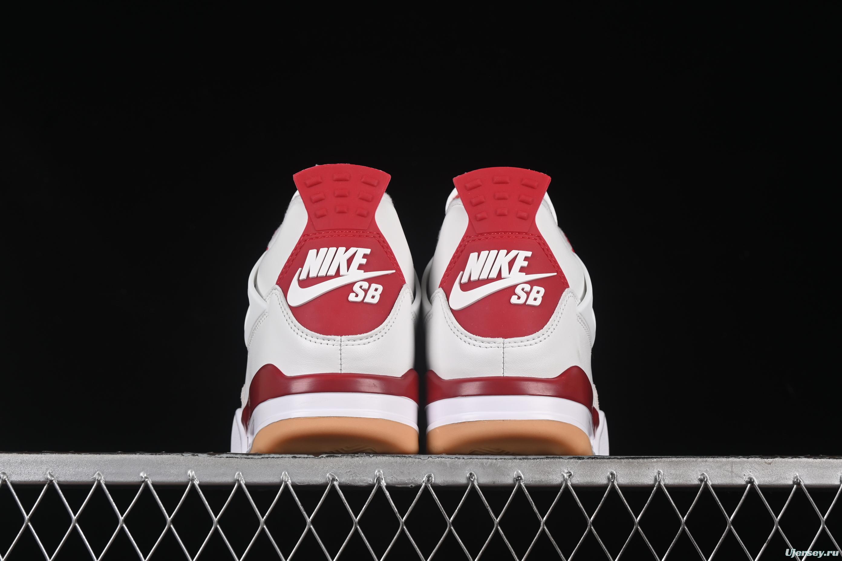 Nike SB x Air Jordan 4 Retro OG Varsity Red Basketball Shoes - DR5415-106