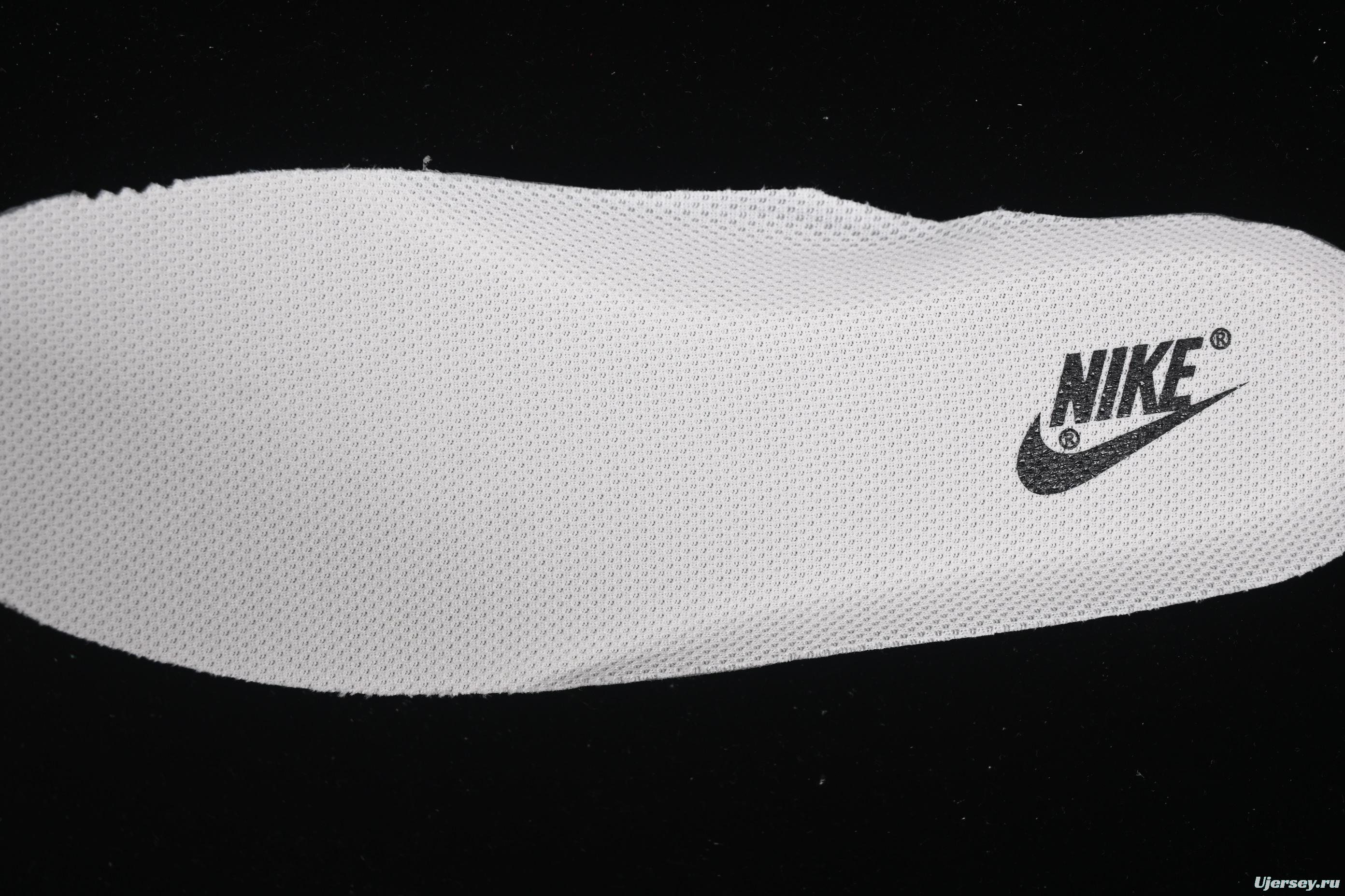 Nike Air Force 1 '07 Low Stussy Collaboration Black Swoosh Casual Sneakers - HH7518-062