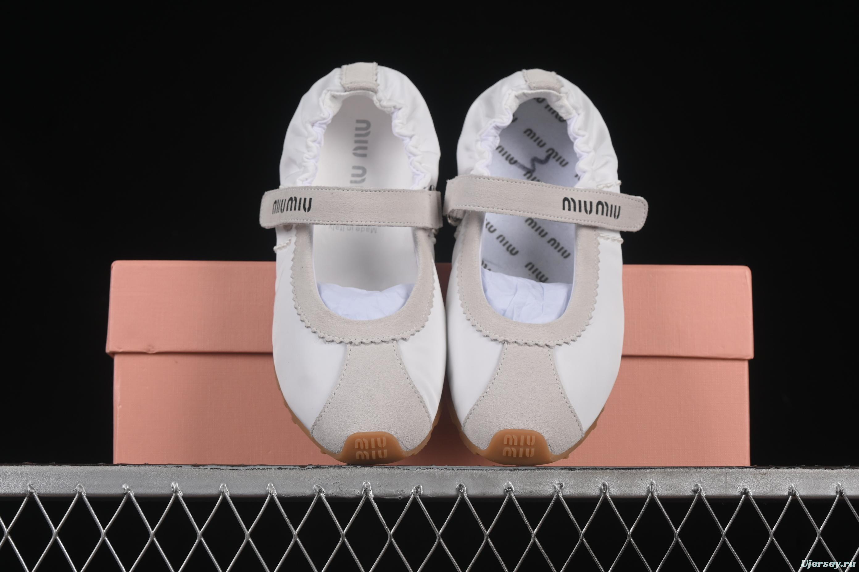 MiuMiu Mary Jane Ballet Flats - 99D4