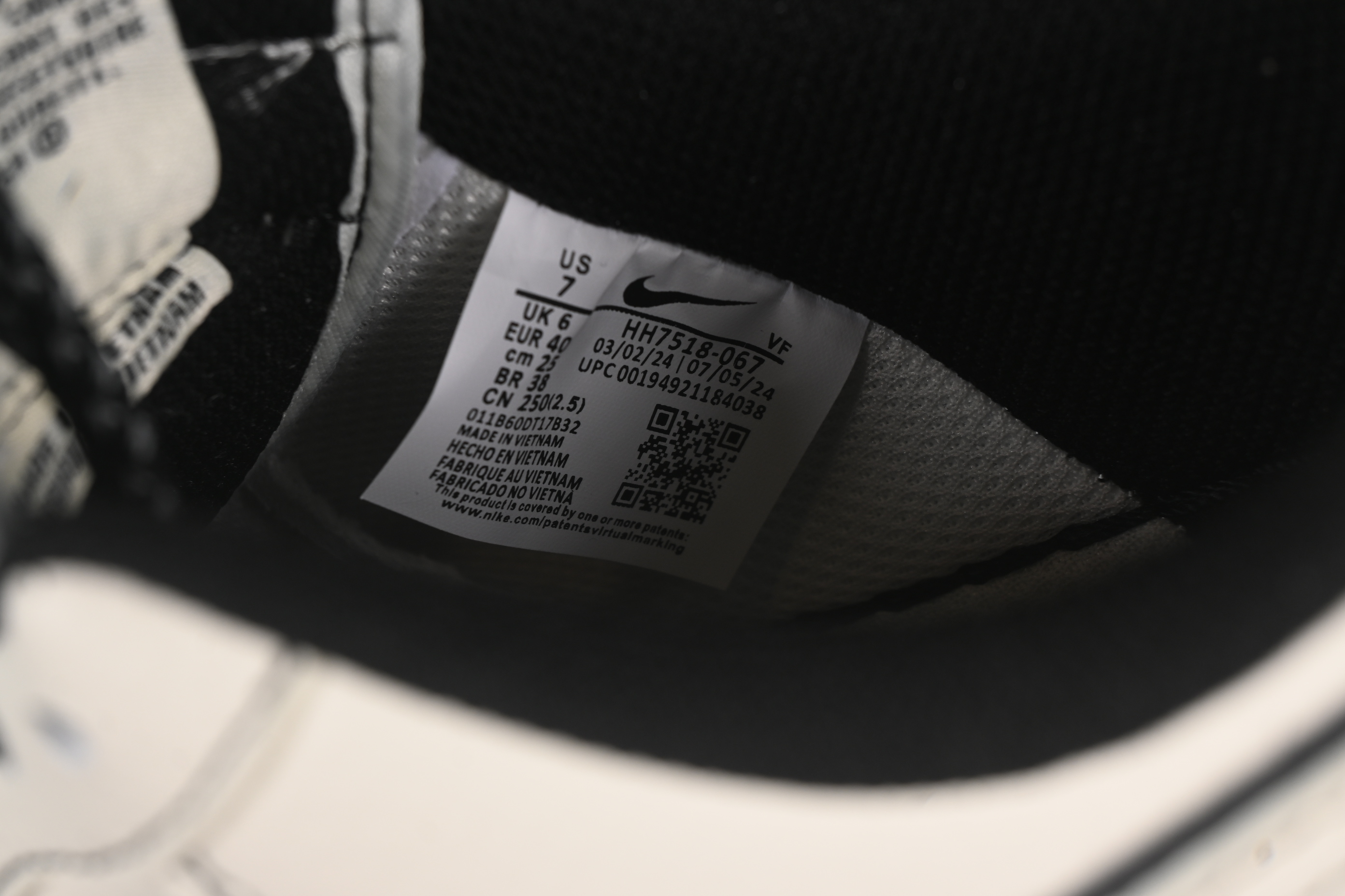 Nike Air Force 1 '07 Low Bape Collaboration Black Line Starry Sky Casual Sneakers - HH7518-067