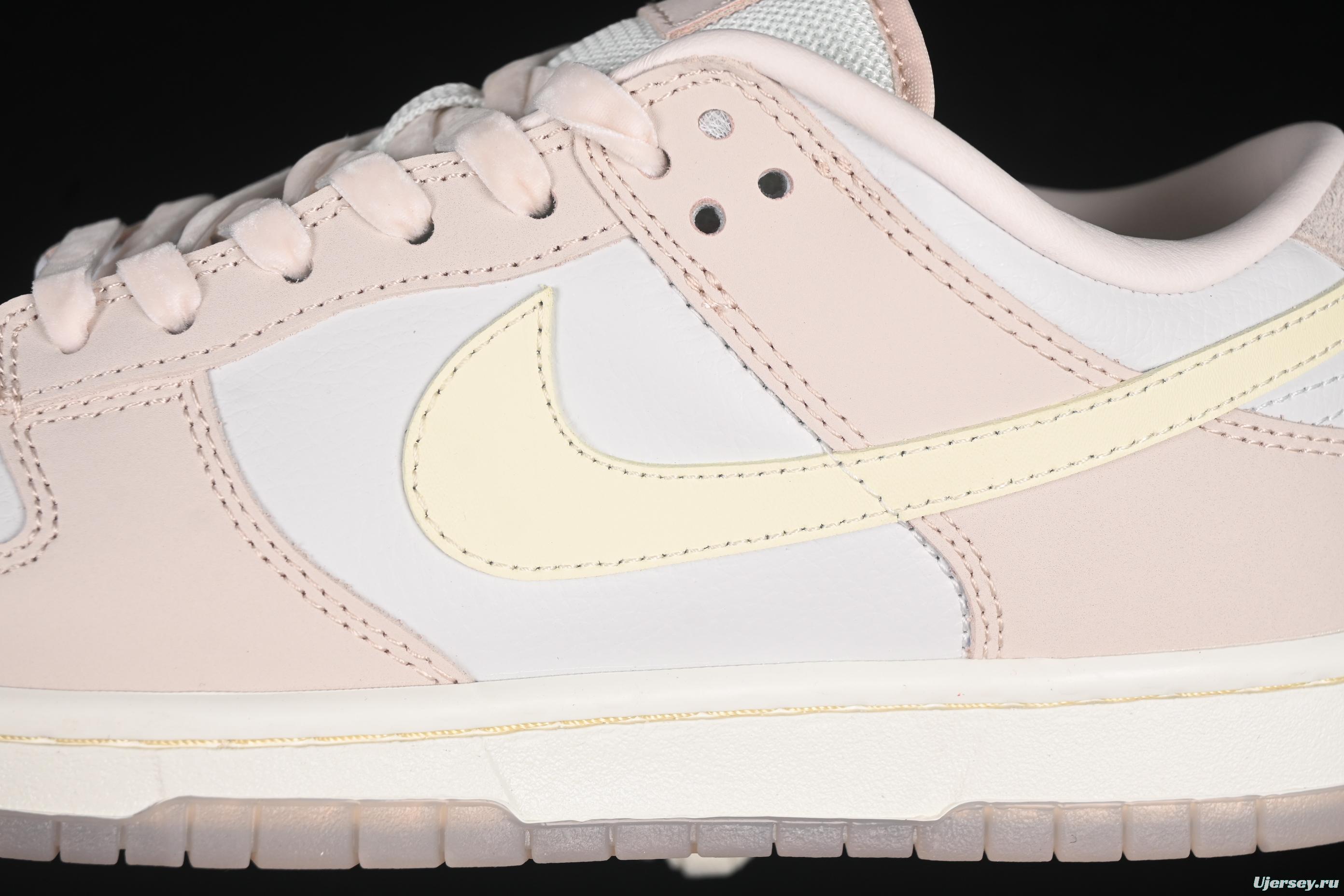 Nike SB Dunk Low White Light Pink SB Low-Top Casual Skate Shoes - FB7901-601