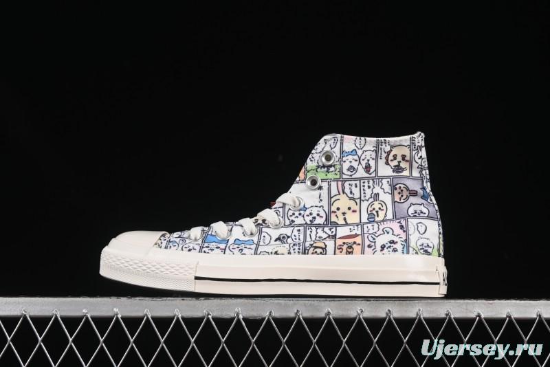 Converse Chiikawa x Converse All Star CM Hi Usagi Emoji Collaboration High Top Casual Sneakers - 1SE426