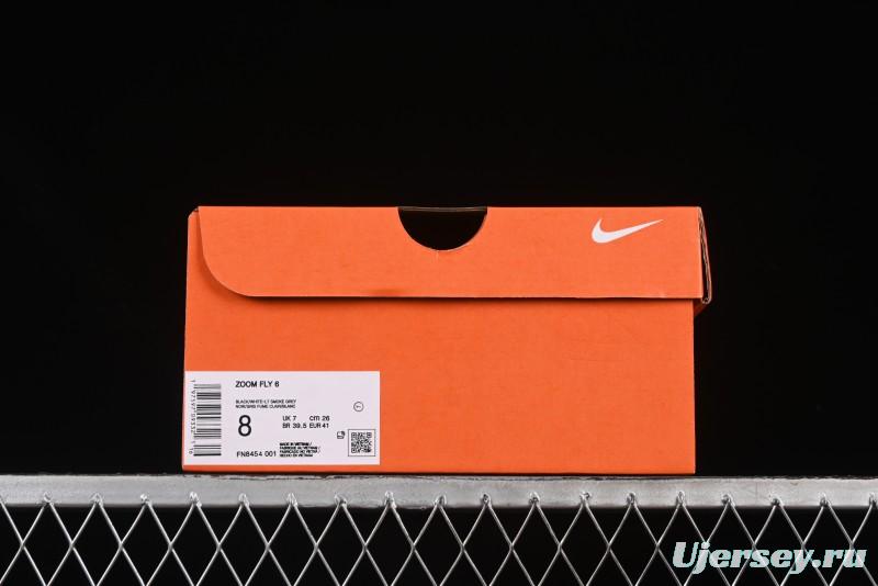 Nike Zoom Fly 6 Lightweight Responsive Running Shoes with Carbon Fiber Plate - FN8454-001