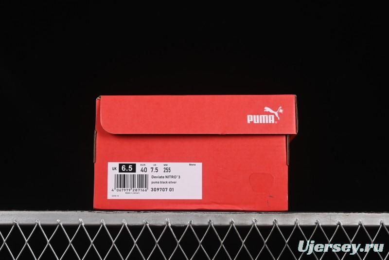 Puma Deviate Ntro 3 Comfortable Anti-Slip Wear-Resistant Low-Top Casual Running Shoes - 309707-01