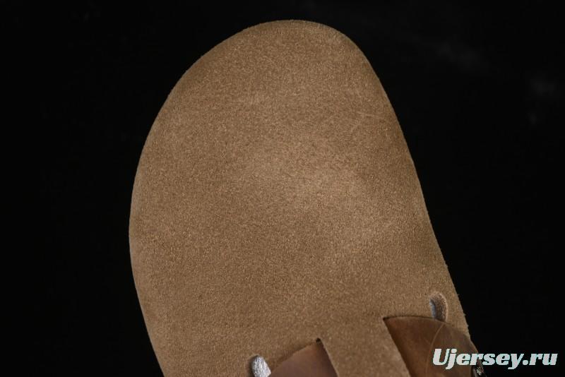 Birkenstock Arizona Soft Footbed Sandals with Suede Leather and Lambswool Lining - G.D4