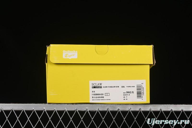 Onitsuka Tiger Sclaw Comfortable Versatile Slip-Resistant Low-Top Lifestyle Casual Shoes - 1183B969-020