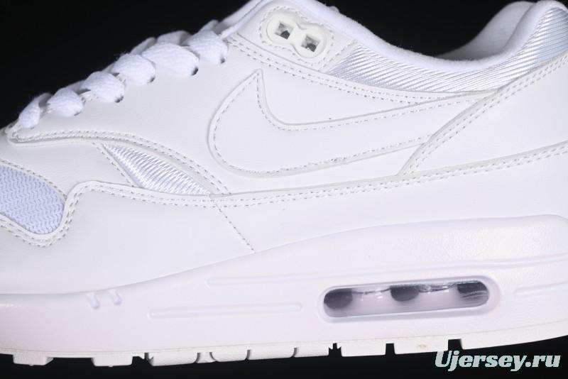 Nike Air Max 1 Retro Running Shoes with Half-Sole Air Cushion - 454746-107