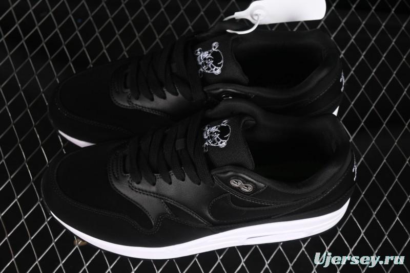 Nike Air Max 1 Retro Running Shoes with Half-Sole Air Cushion - 875844-001