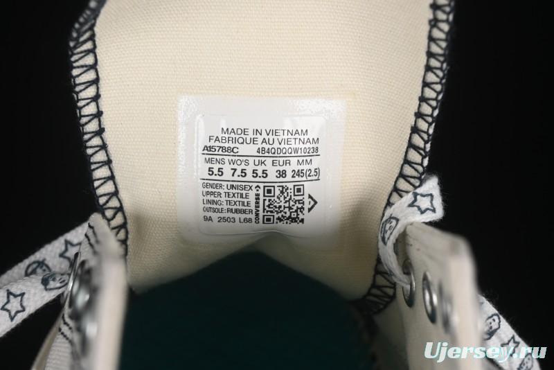 Converse Noritake x Chuck Taylor All Star 1970s Low Top Canvas Sneakers with Hand-Drawn Elements - A15788C