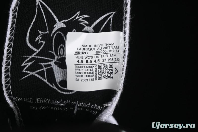 Converse All Star High Top Casual Sneakers with Tom and Jerry Theme - A15112C