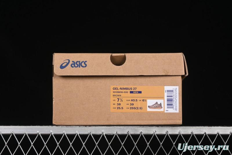 Asics Gel-Nimbus 27 Retro Breathable Casual Shoes with Cushioning for Men - 1012B816-020