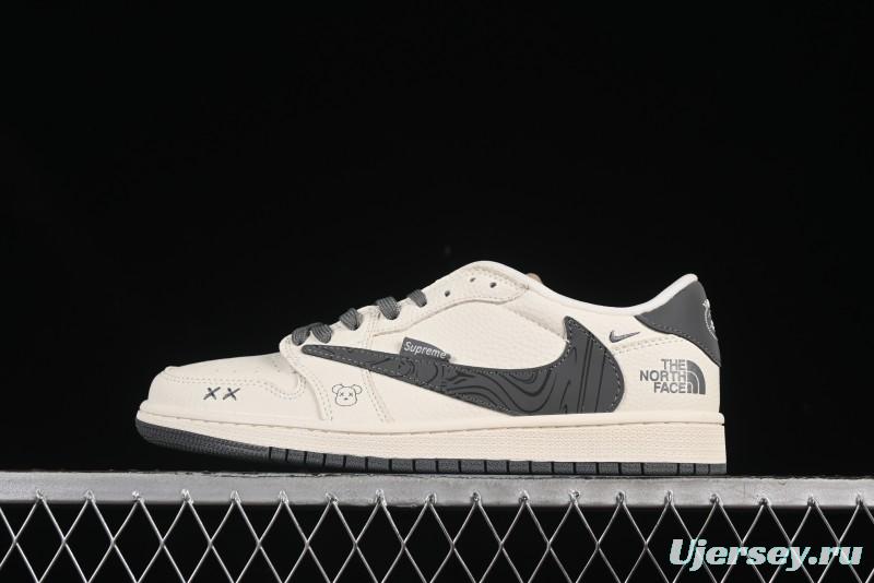 Nike Travis Scott x Fragment Design x Air Jordan 1 Low OG SP AJ1 Low Top Casual Sneakers - XS2024-013