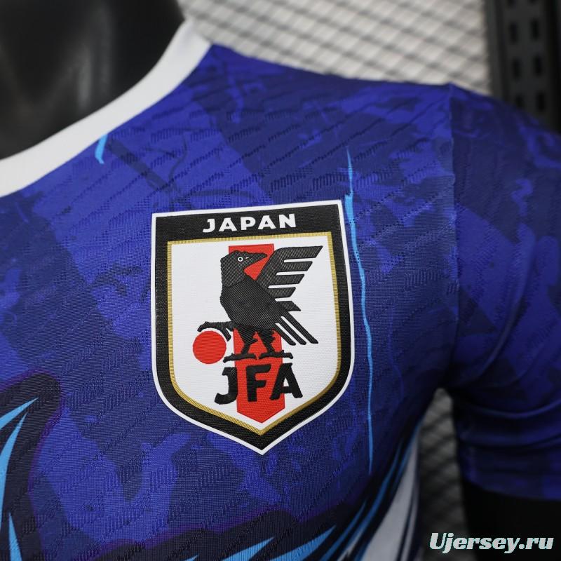 Player Version 2025 Japan Blue Jersey with Owl Design