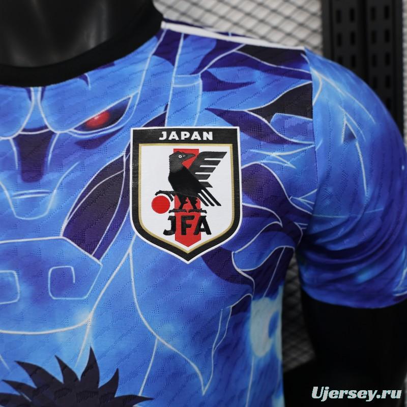 Player Version 2025 Japan Blue with Anime Character Design Jersey