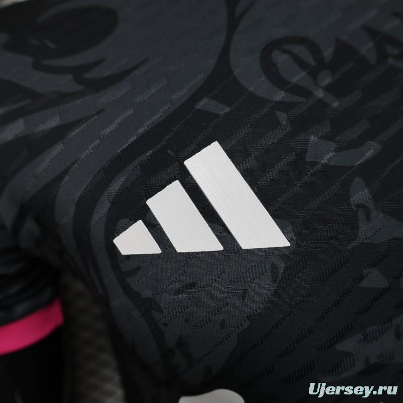 Player Version 25/26 Liverpool Black with Pink Accents Design Jersey