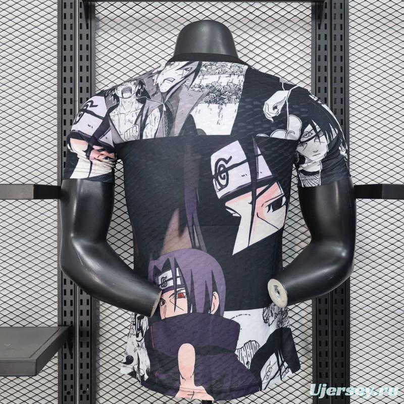 Player Version 2025 Japan Black with Anime Character Pattern Jersey