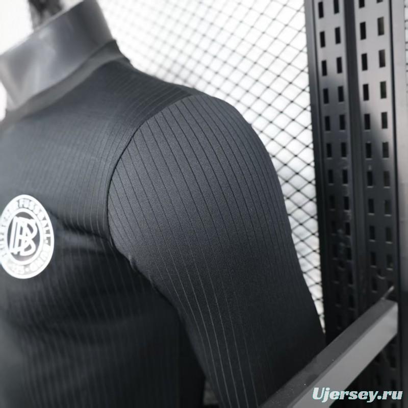 Player Version 2025 Germany Black 125Th Anniversary Long Sleeve Jersey