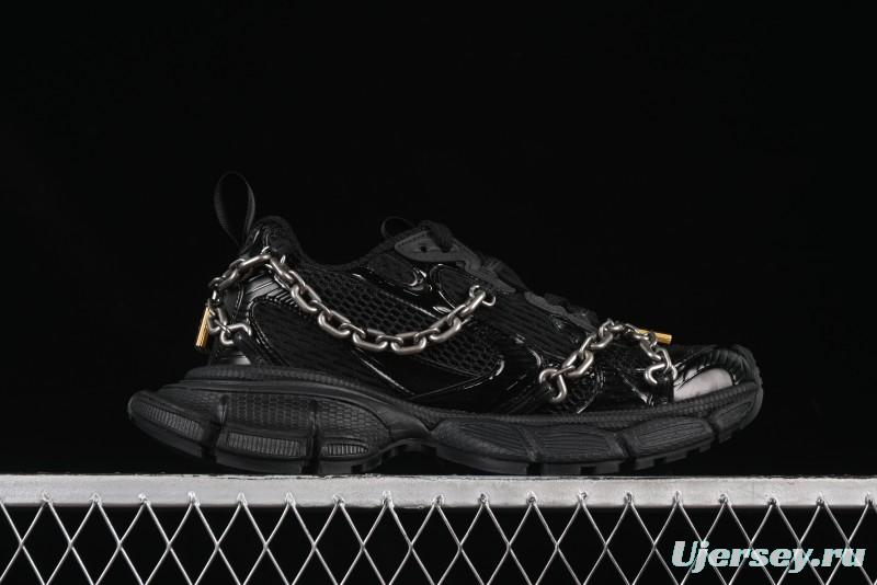 Balenciaga Phantom Sneaker 3XL Running Shoes with Transparent Heel Strap - W3XPL1882