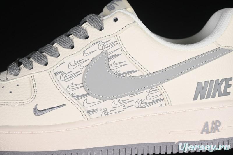 Nike Air Force 1 '07 Low Collaboration Sneakers with Double Swoosh Design - HH7518-070