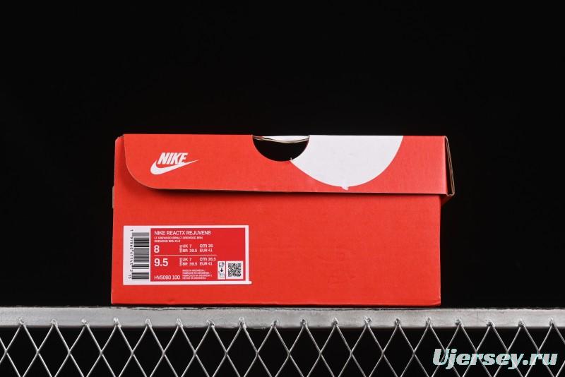 Nike ReactX Rejuven8 Summer Sandals with Soft and Responsive ReactX Foam - HV5060-100