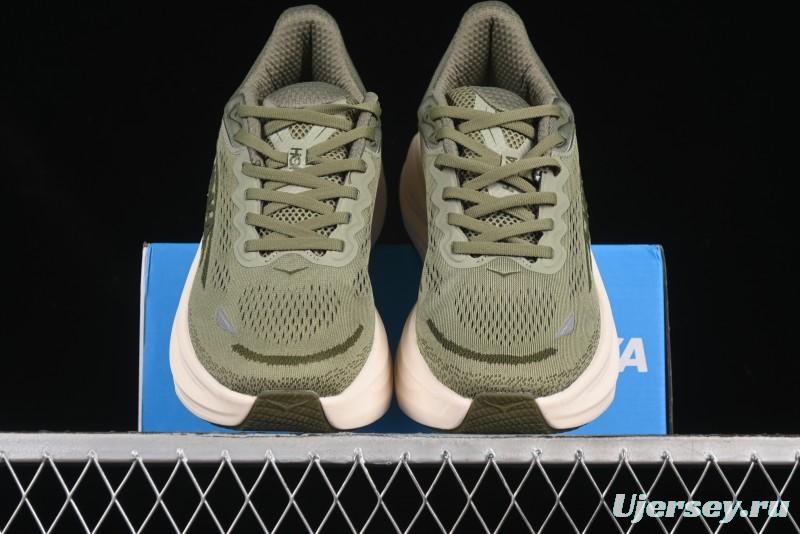 HOKA ONE ONE Bondi 9 Cushioned Running Shoes with Engineered Mesh Upper - 1162011 SSSC