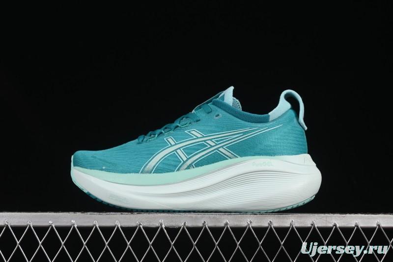 Asics Gel-Nimbus 27 Retro Breathable Casual Shoes Cushioned Men's Durable Running Shoes - 1012B753-400