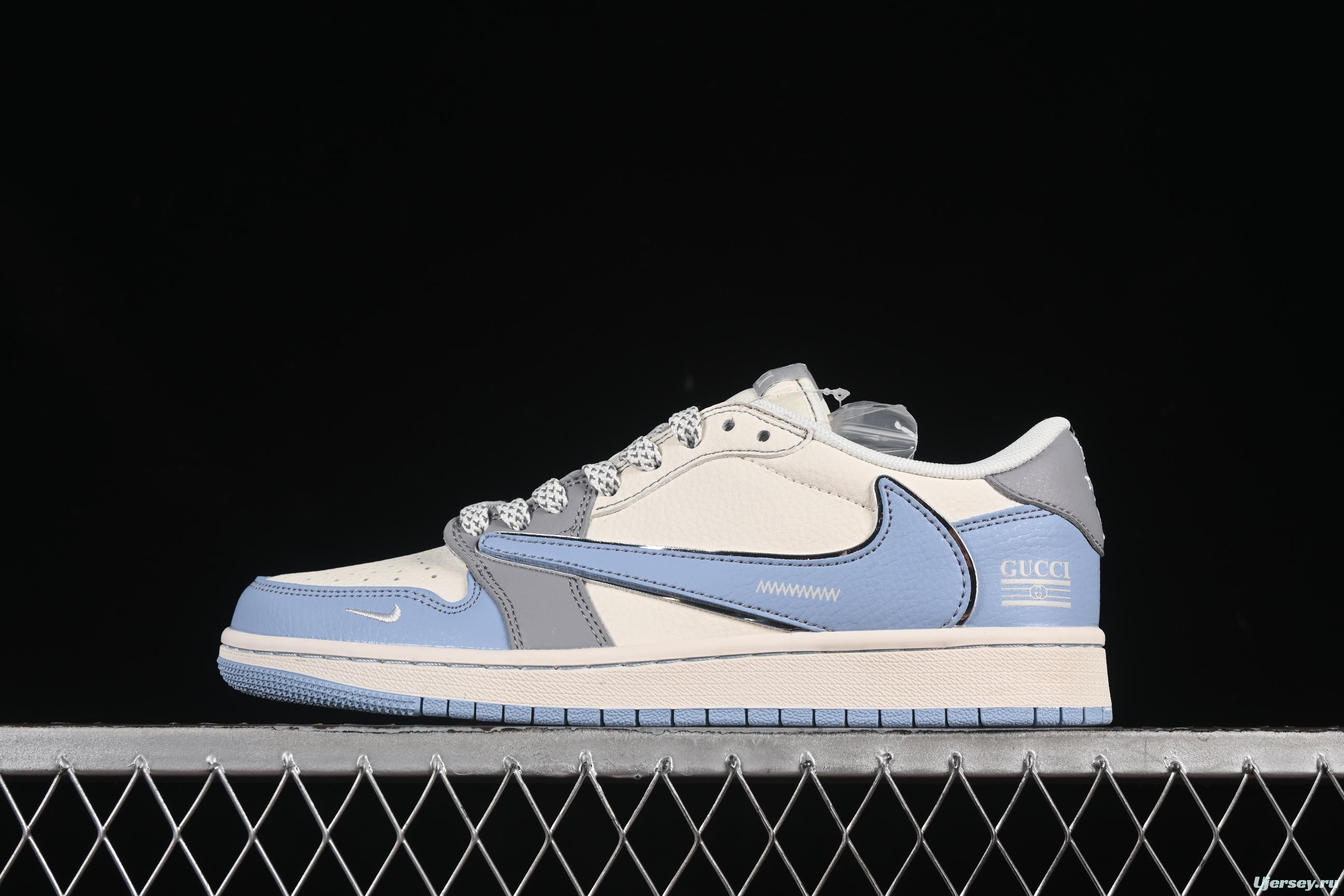 Nike Travis Scott x Fragment Design x Air Jordan 1 Low OG SP AJ1 Low-top Casual Sneakers - ZH2598-241