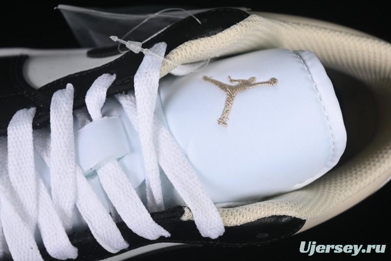 Nike Air Jordan 1 Low AJ1 Cream White Low-Top Casual Sneakers - 553558-153