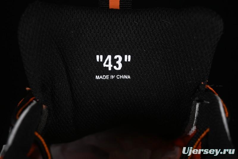 Off-White Be Right Low-Top Lifestyle Sneakers in Grey Orange - X.E5