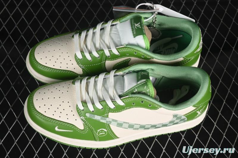 Nike Travis Scott x Fragment Design x Air Jordan 1 Low OG SP Casual Sneakers - XS2024-058