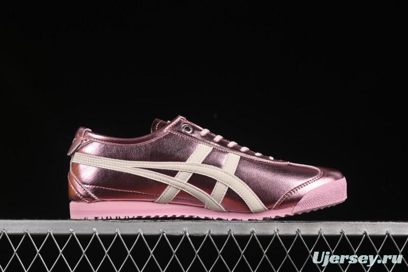 Onitsuka Tiger Mexico 66 SD Low-Top Leather Sneakers for Casual Running - 1183C468-700