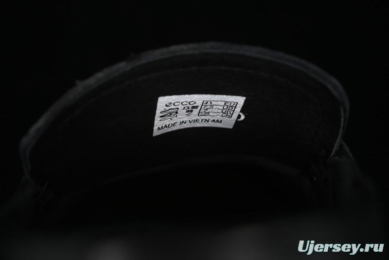 ECCO Soft Moc Summer Genuine Leather Breathable Slip-On Driving Shoes - 63516801001